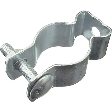 Halex 67830 Conduit Hanger, 3 in, 1-1/4 in L, Steel, Zinc-Plated