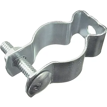 Halex 67850 Conduit Hanger, 5 in, Steel, Zinc-Plated