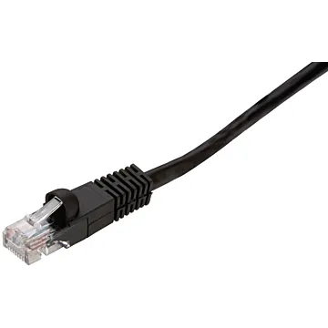 Zenith PN10075EB Network Cable, 7 ft L, 5e Category Rating, Black Sheath