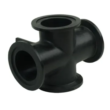 Norwesco 2" Full Port Flange Cross, Poly