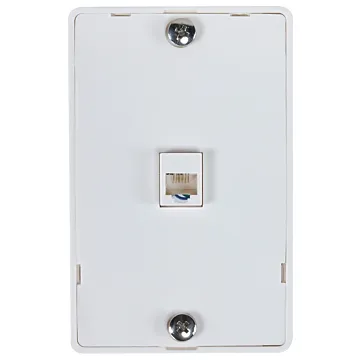 Zenith TW1001WPW Wall Phone Jack, White