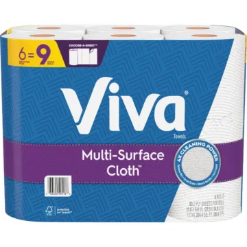 Viva Multi-Surface Cloth Choose-A-Sheet Single Plus Paper Towels (6 Single Plus)