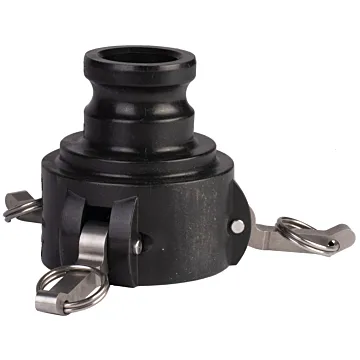 Norwesco 3" Female Camlock x 2" Male Camlock Adapter, Poly