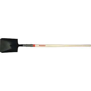 Razor-Back 44101 Shovel, Open Back, Square Point, 58-1/2 in OAL, 9-1/2 in W Blade, Steel Blade, Ashwood Handle