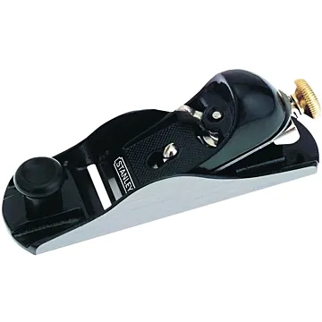 Stanley STANLEY 12-220 Adjustable Block Plane, 7 in L x 2 in W Dimensions, 1-5/8 in W Blade, Iron Body, Gray
