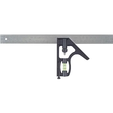Stanley STANLEY 46-222 Combination Square, 1 in W Blade, 12 in L Blade, SAE Graduation