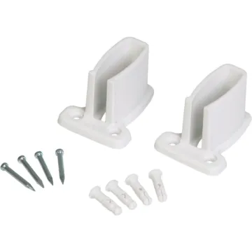 Closetmaid Wire Shelving Wall Bracket (White - 2pk)