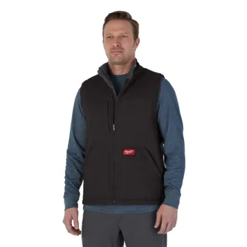 GRIDIRON™ Sherpa-Lined Vest (Black)