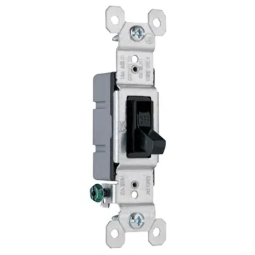 Pass & Seymour TradeMaster Grounding Toggle Switch 660BKG