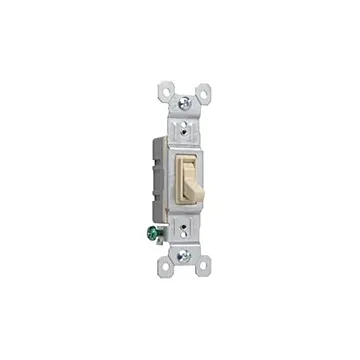 Pass & Seymour TradeMaster Grounding Toggle Switch, Ivory 660IG