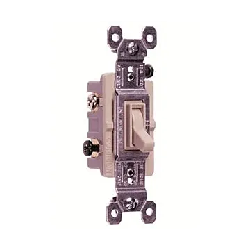 Pass & Seymour SW 3 WAY 15A 120V GRND LT ALM W/UPC