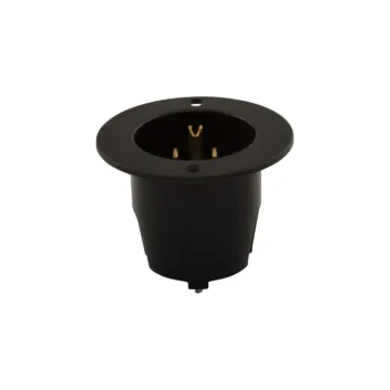 Cooper Wiring 125 V 15 A NEMA 5-15 Straight Blade Flanged Inlet