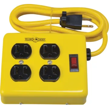 Southwire 2177 - WORKSHOP- 4 OUTLET 4' METAL POWER BLOCK