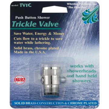 Whedon Products Whedon TV1C Shower Flow Controller, Brass Body, Chrome