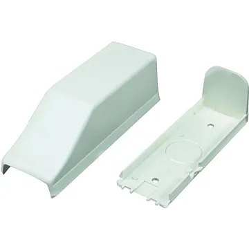 Wiremold NM17 Raceway Conduit Connector, Plastic, Ivory