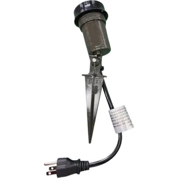 Southwire Floodlight Holder w/Spike, Metal