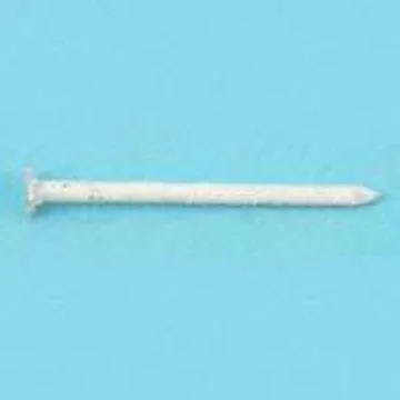 Maze Nails Maze SST31128252 Finishing Nail, 3D, 1-1/4 in L, Stainless Steel, Checkered Head, Plain Shank, White, 1 lb