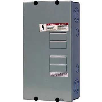 Siemens Murray E E0408ML1125SU Load Center, 125 A, 4 -Space, 8 -Circuit, Main Lug, NEMA 1 Enclosure, Gray