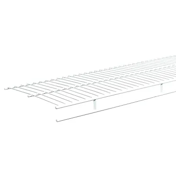 Closetmaid Ventilated Shelf & Rod Closet Shelf (White) 12 in. x 12 ft