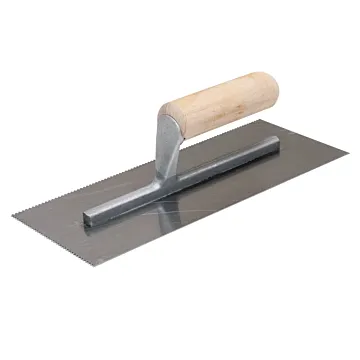 Marshalltown QLT 972 Trowel, 1/16 in W x 1/16 in D Notch, 11 in L, 4-1/2 in W, Square Notch, Straight Handle