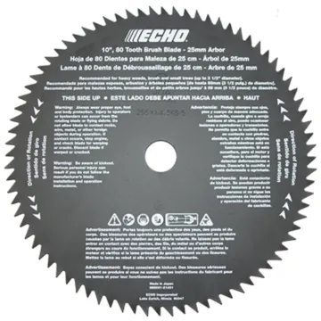 Echo 80-Tooth Brush Blade - 10 in.