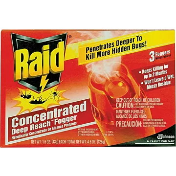 RAID Raid Concentrated Deep Reach 1.5 Oz. Indoor Insect Fogger (4-Pack)