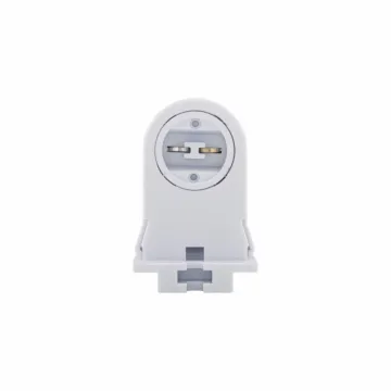 Eaton lampholder, Non-Shunted, T8/T12, Stationary, recessed, White, Fluorescent lamp, Thermoset, 600V, 660W, Push wiring 494703