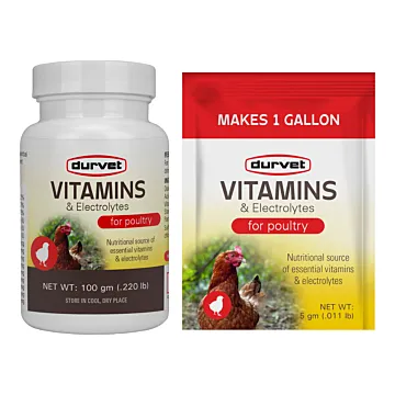 Durvet 100 g Powder Form Light brown Vitamin and Electrolyte