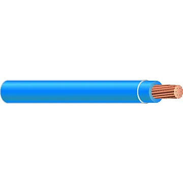 Southwire #6 THHN Stranded Electrical Wire Blue