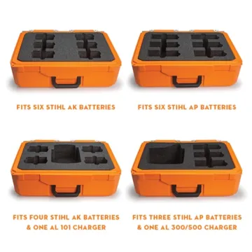 STIHL caseinserts - Case Insert - Option 3. Six AP Batteries Only