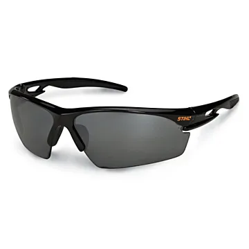STIHL Black Safety Glasses (Blue Mirror Lens)