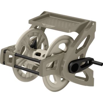 Suncast Slide Trak Taupe Resin Hosemobile Hose Reel - 175 ft Capacity