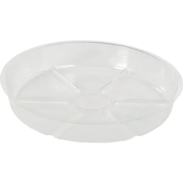 Best Garden Vinyl Flower Pot Saucer (Clear) 8 in.
