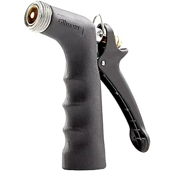 Gilmour 805932-1002 Watering Nozzle, GHT, 2.5 to 5 gpm, Aluminum/Stainless Steel, Black