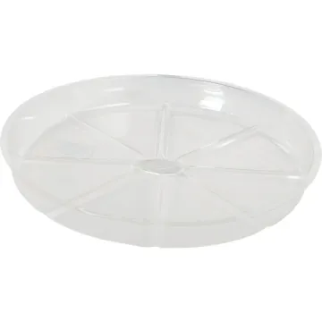 Best Garden Vinyl Flower Pot Saucer (Clear) 12 in.