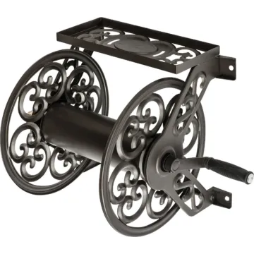 Liberty Garden Bronze Steel Hose Reel - 125 ft Capacity