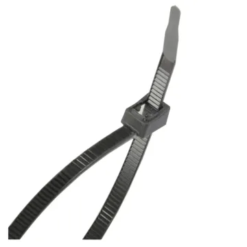 Gardner Bender 45-308UVBSC Cable Tie, 2 in Max Bundle Dia, Double-Lock Locking, 6/6 Nylon, Black, 8.6 in L