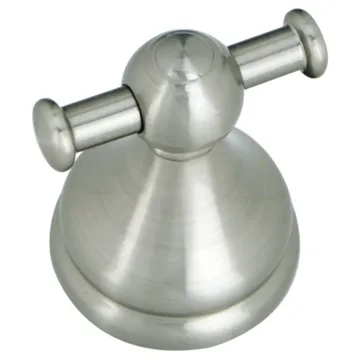 Boston Harbor Zinc Wall Mounting Double Robe Hook (Brushed Nickel)