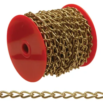 Campbell #200 Brass-Plated Metal Craft Chain