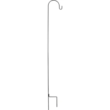 Best Garden Wrought Iron Shepherd Hook (Black) 91 in.