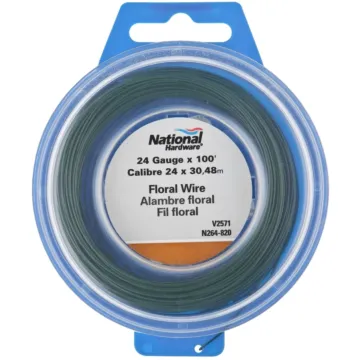 National Hardware V2571 Series N264-820 Wire, 0.023 in Dia, 100 ft L, 24 Gauge, 10 lb Working Load, Steel