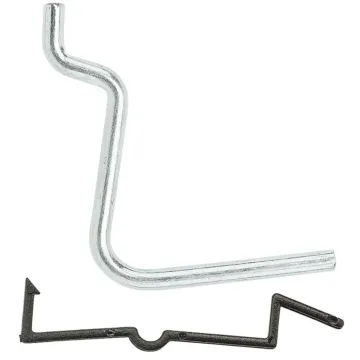 National Hardware N180-007 Peg Hook, 1-3/4 in, 1/4 in Opening, Steel, Zinc