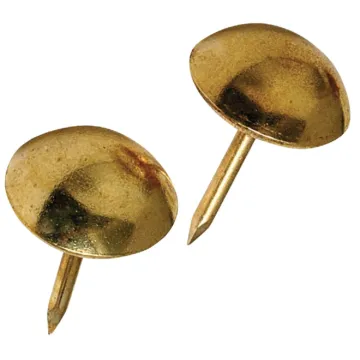 HILLMAN Hillman Fastener Corp Large Round Brass Furniture Nail (25 Ct.)