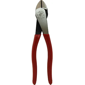 Klein Tools Diagonal Cutting Pliers, Angled Head, Short Jaw, 8-Inch