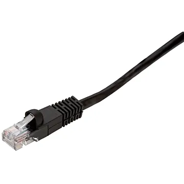 AmerTac PN10256EB Network Cable, Cat6 Category Rating, RJ45, Black Sheath