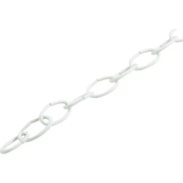 Campbell #10 White Poly-Coated Metal Craft Chain