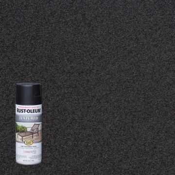 Rust-Oleum Stops Rust Spray Paint (Textured - Black) 12 oz