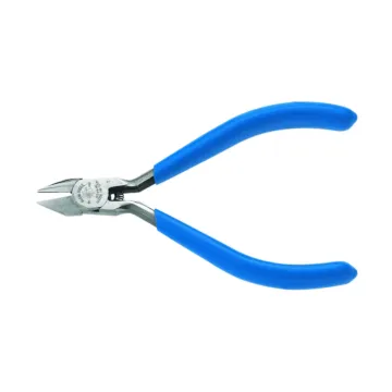 Klein Tools Diagonal Cutting Pliers, Pointed Nose, Extra-Narrow Jaw, 4-Inch