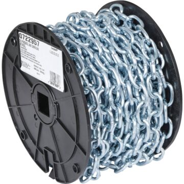 Campbell #2/0 Zinc-Plated Low-Carbon Steel Coil Chain