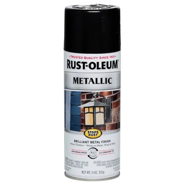 Rust-Oleum Stops Rust Spray Paint (Metallic - Black Night) 11 oz